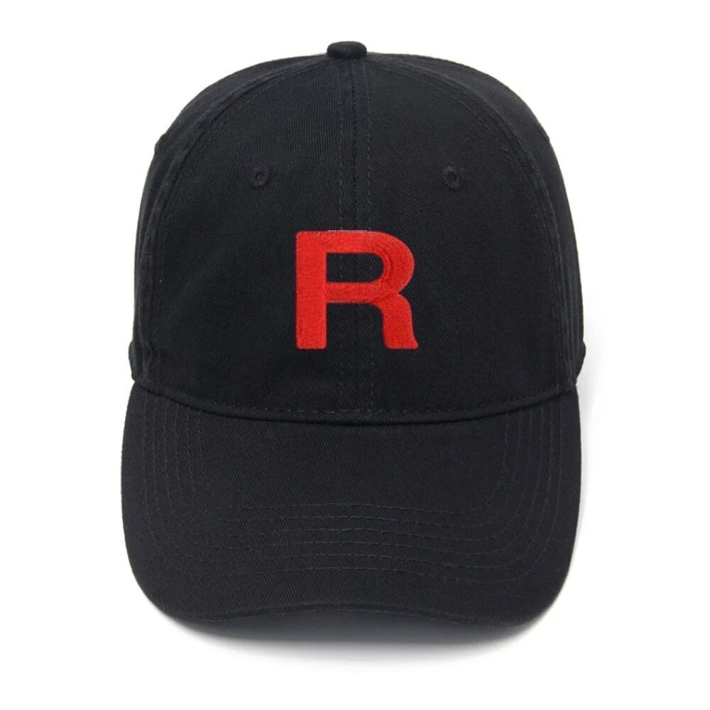 Men's Baseball Caps Team Rocket R Embroidered Dad Hat